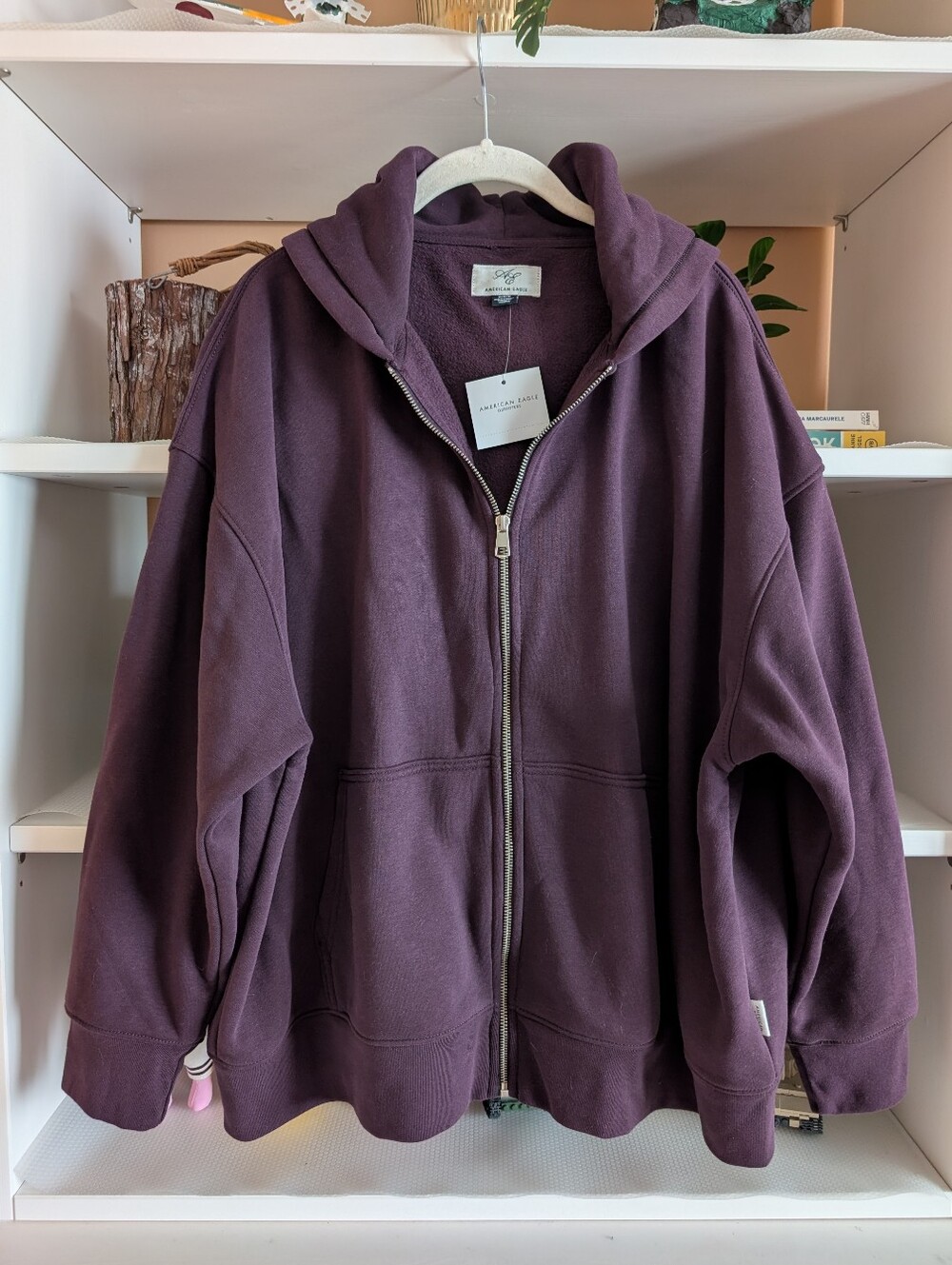 American Eagle AE Everyday Luxe Zip Up Hoodie